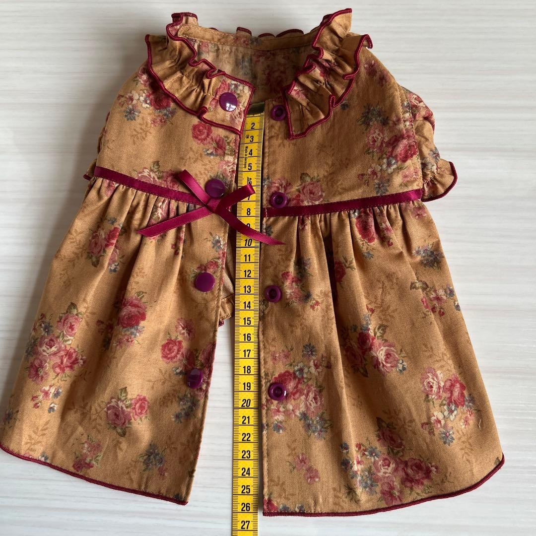 No.465•466•467 犬服ハンドメイド　バックオープンワンピース　3着