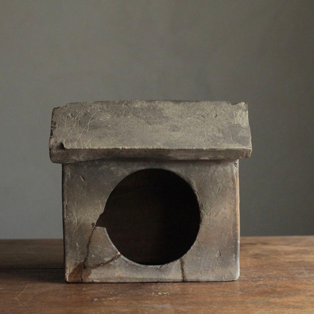 古い 瓦厨子 古美術 古道具 アンティーク 瓦質厨子 瓦質祠