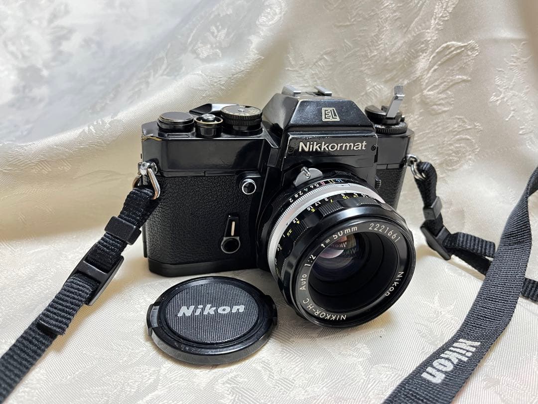 NIKKORMAT EL　希少な輸出モデル　ブラック　ドイツの大型カメラ店で購入