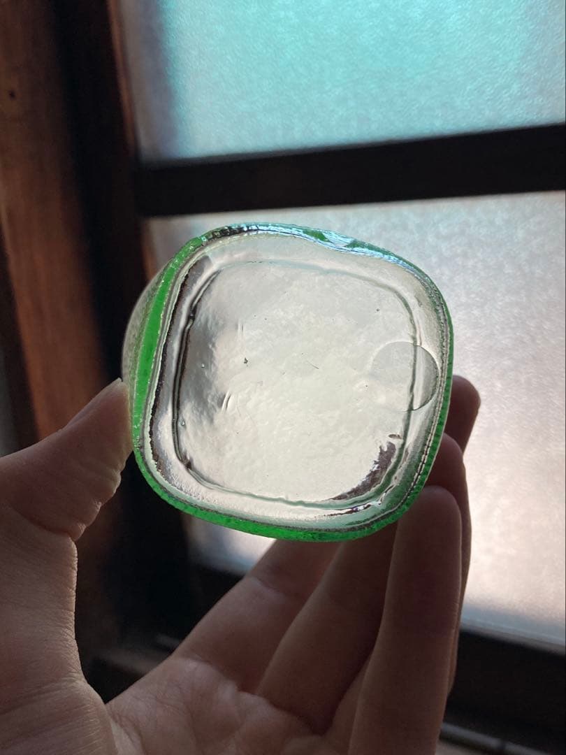 古道具　ウランガラス　ディキャンタグラス　昭和初期