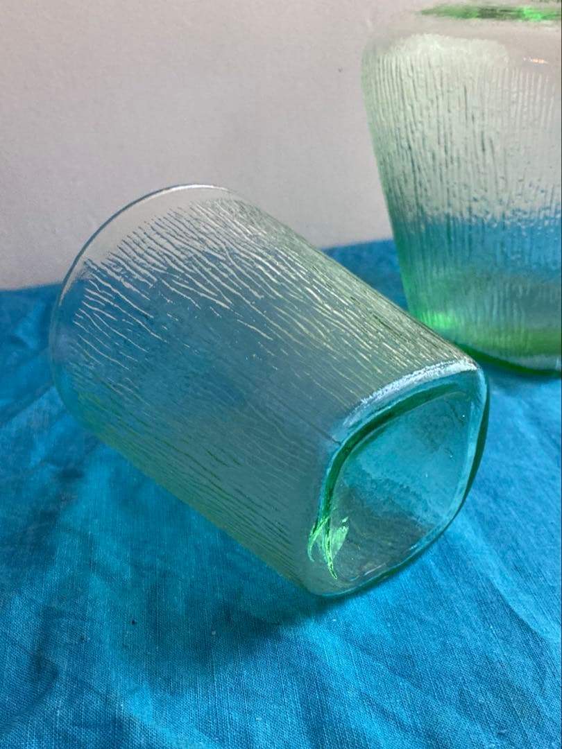 古道具　ウランガラス　ディキャンタグラス　昭和初期