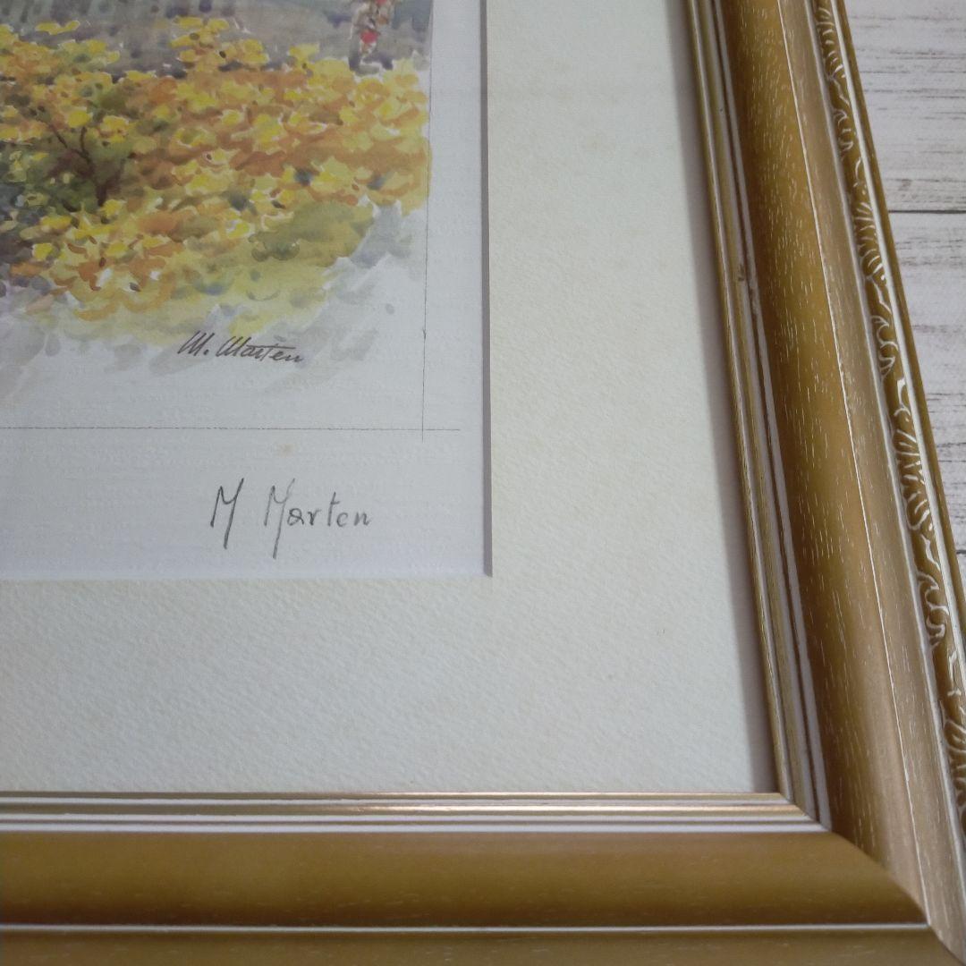 M. Marten, Lights in the Pond　公園　風景画