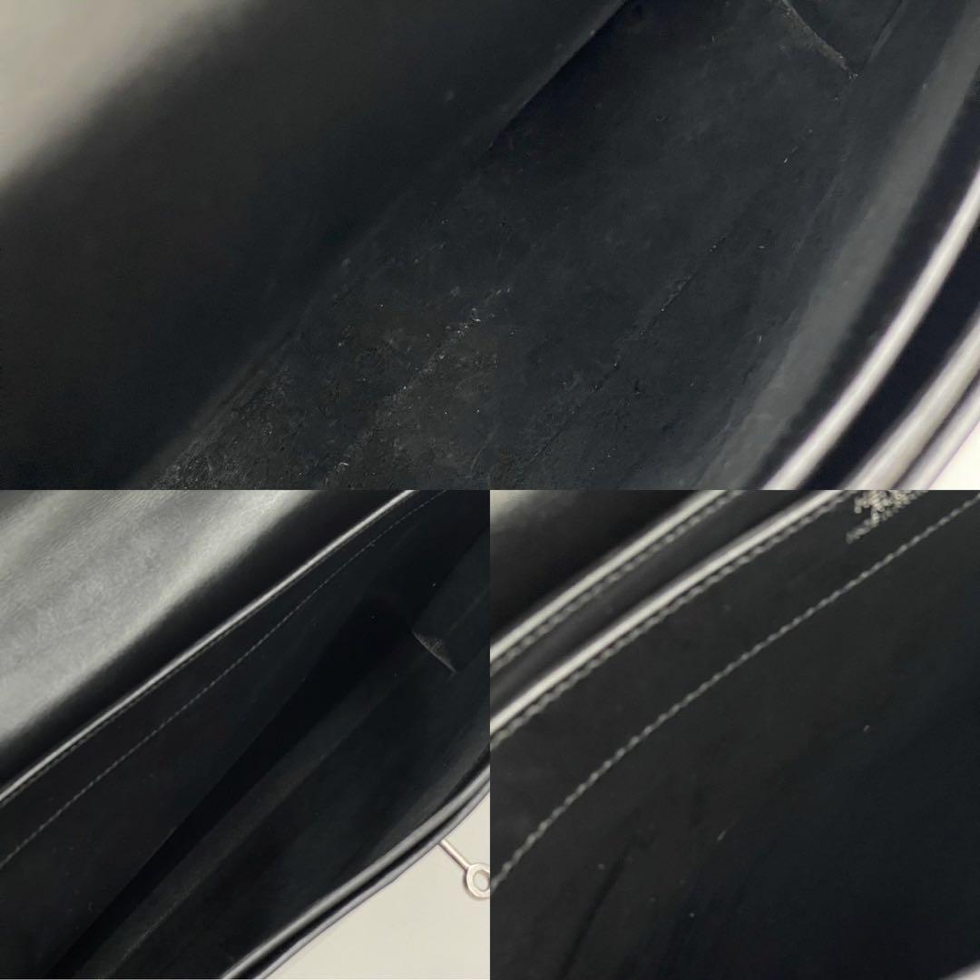 エルメス　ケリーデペッシュ38　ボックスカーフ　黒　ビジネスバッグ　□K刻印