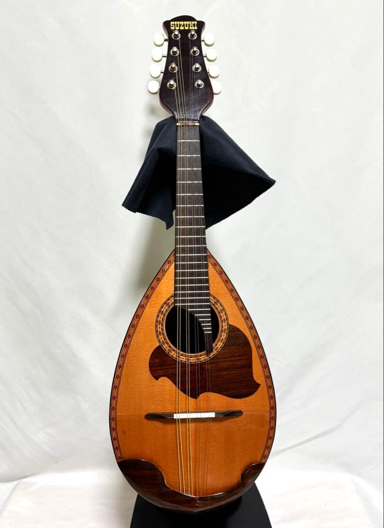 【新品弦張替済】SUZUKI マンドリン No.90 チューナー/ピック