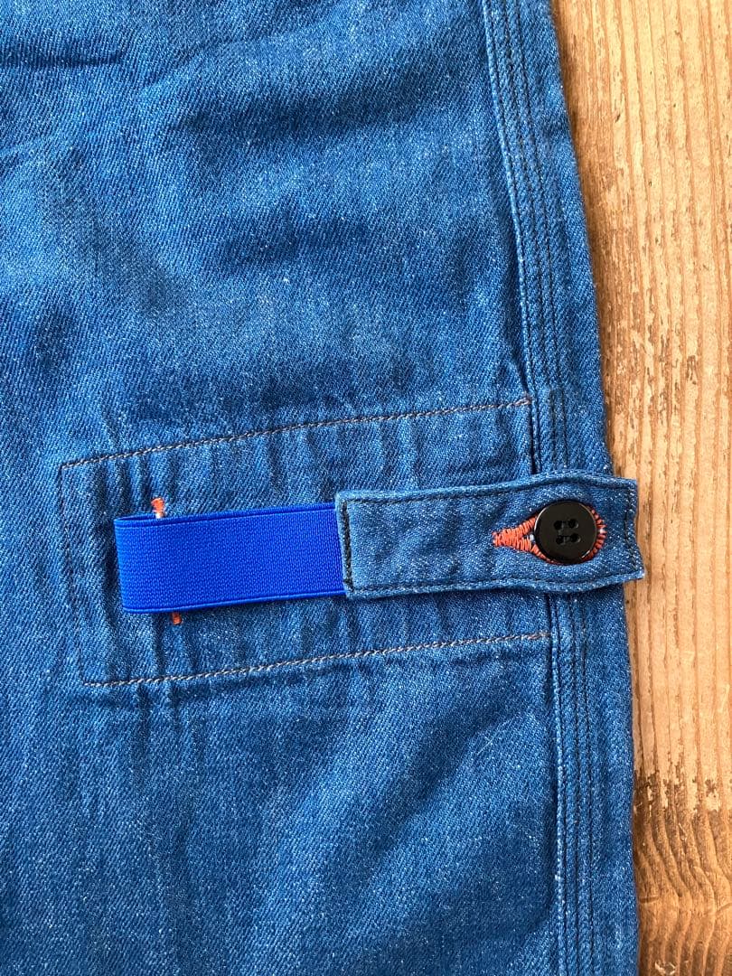 nanamica ナナミカ デニム サルエルパンツ W32 日本製 カーゴパンツ