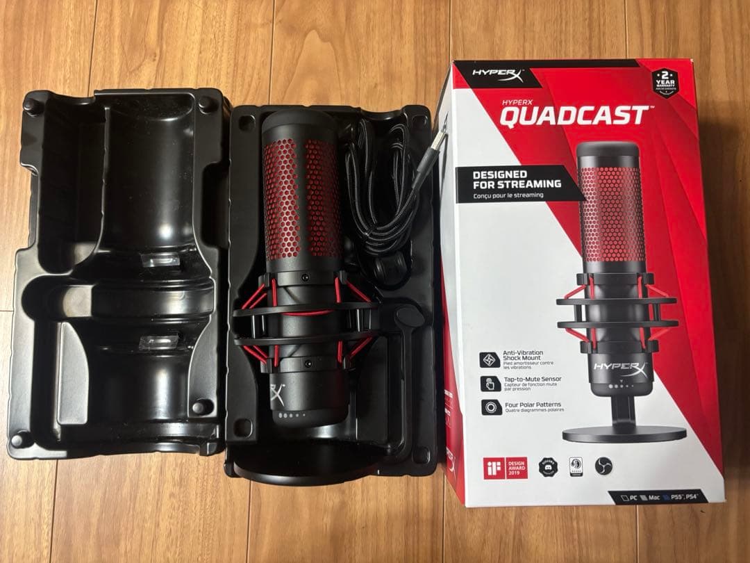 HyperX QUADCASTマイク