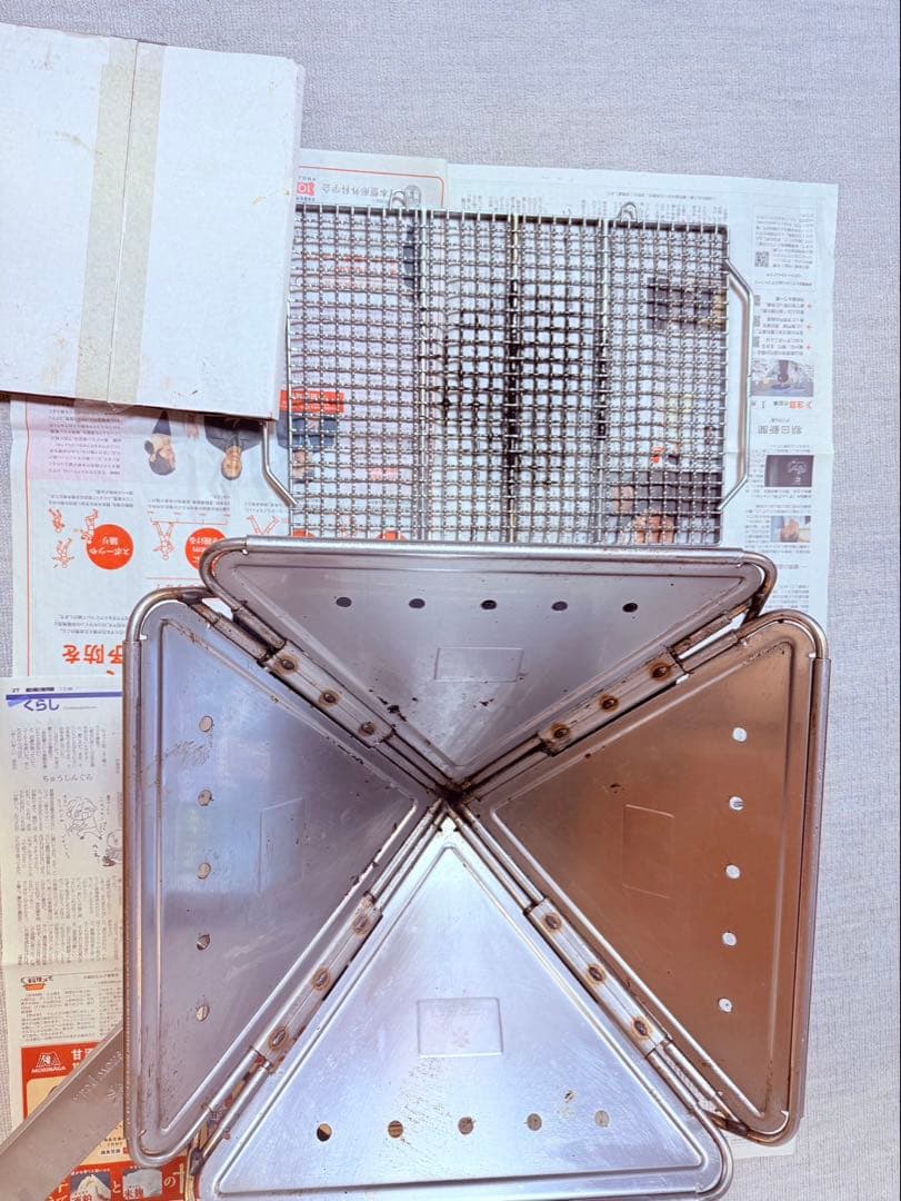 【セット】スノーピーク　焚き火台　焼きアミPro グリルブリッジ