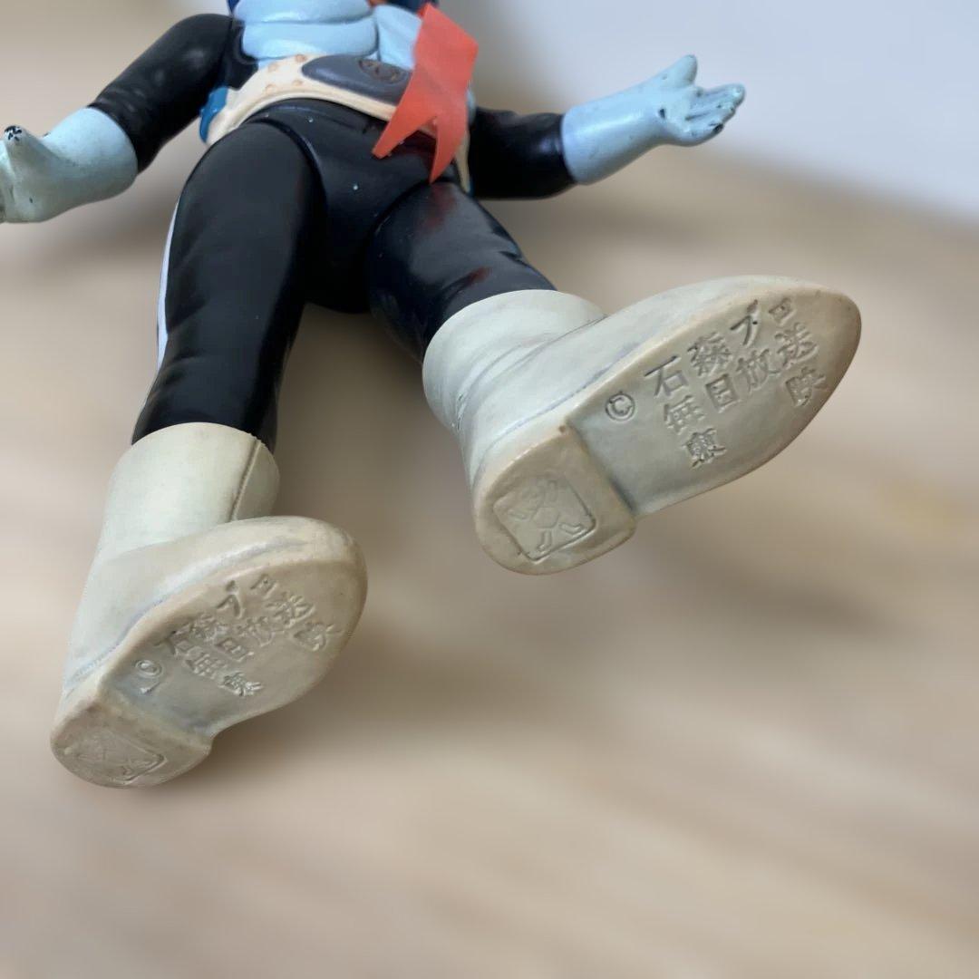 L*H様 希少レア 旧バンダイ 仮面ライダー 2号 ソフビ フィギュア 当時物