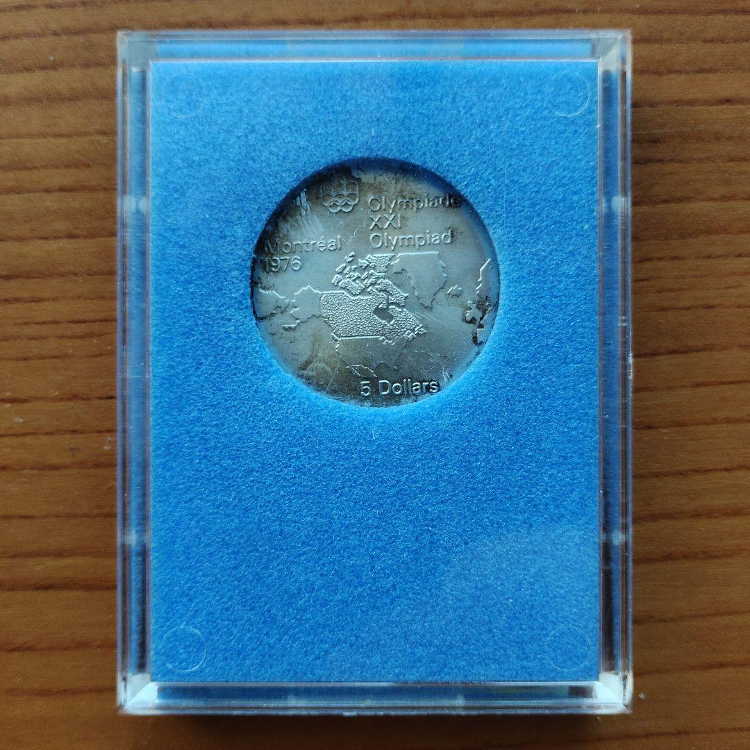 モントリオールオリンピック記念銀貨　銀製　　メダル　発行記念　公式記念