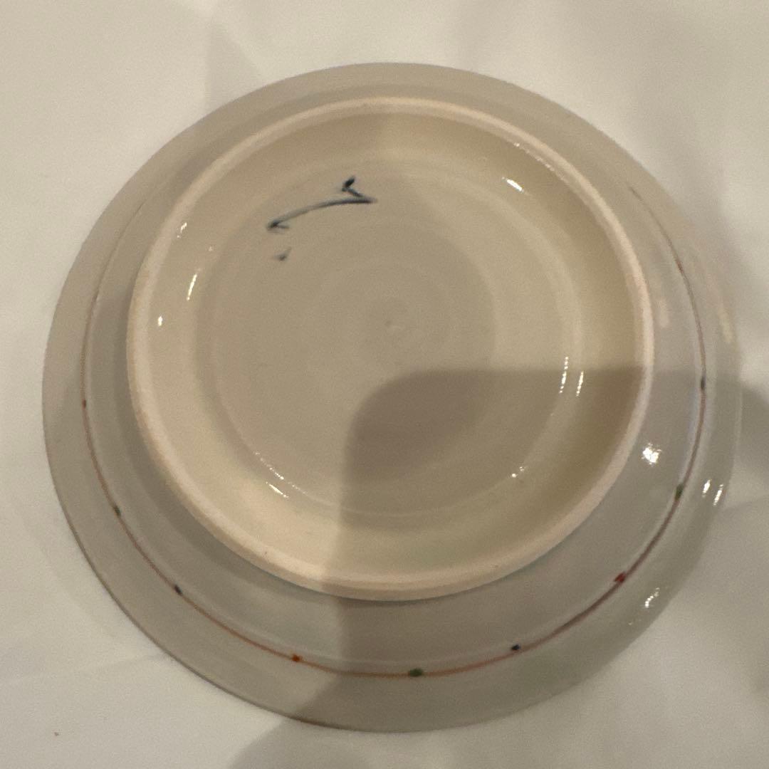 藤田佳三　染付色彩マルチカップ　ソーサー