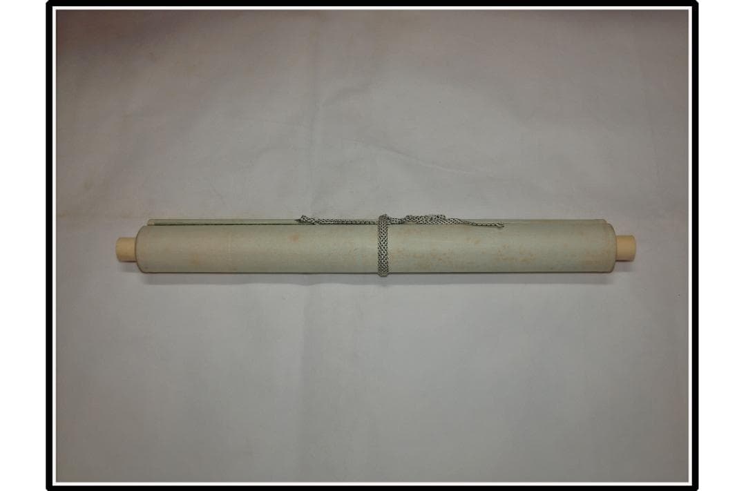 時代の掛軸　絵肉筆保証　蔵整理不用品処理　日本 X916C16-7