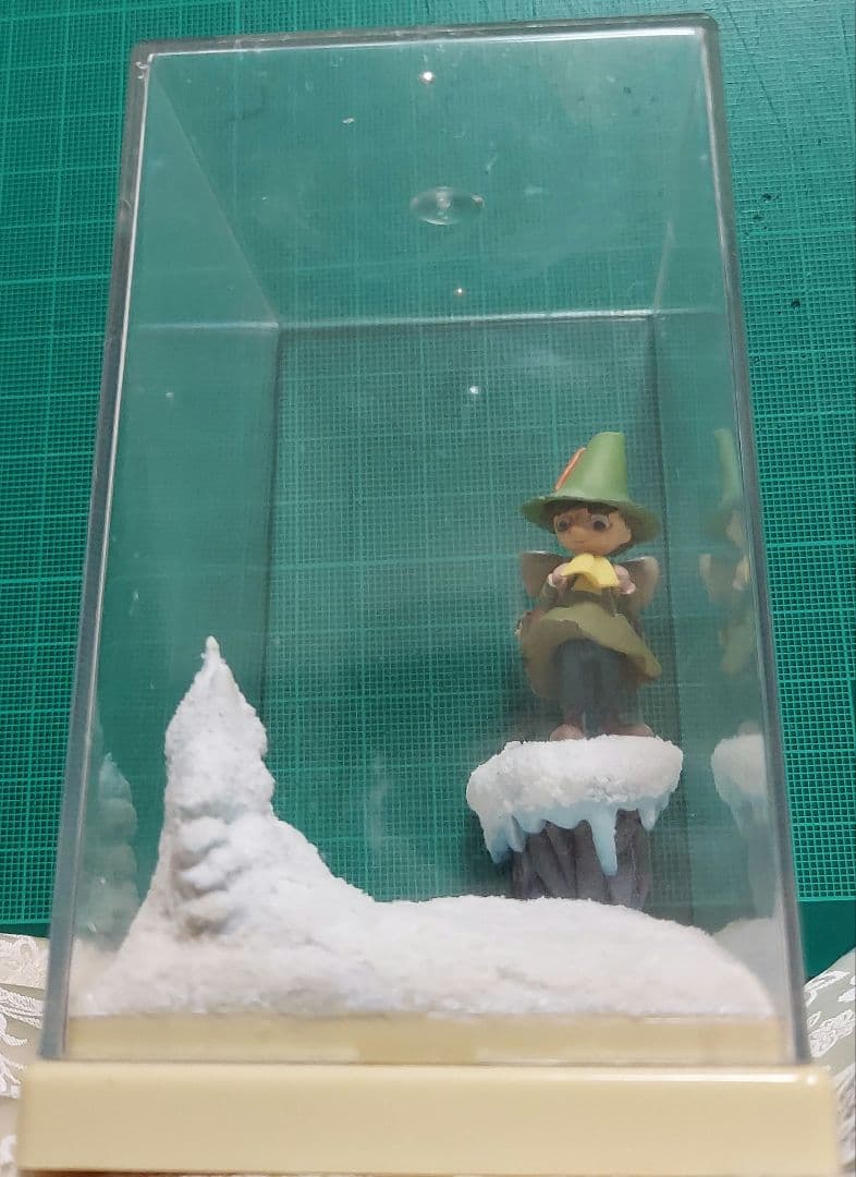 海洋堂　ムーミンヴィネットフィギュア　ムーミン谷の冬　改造ディスプレイ
