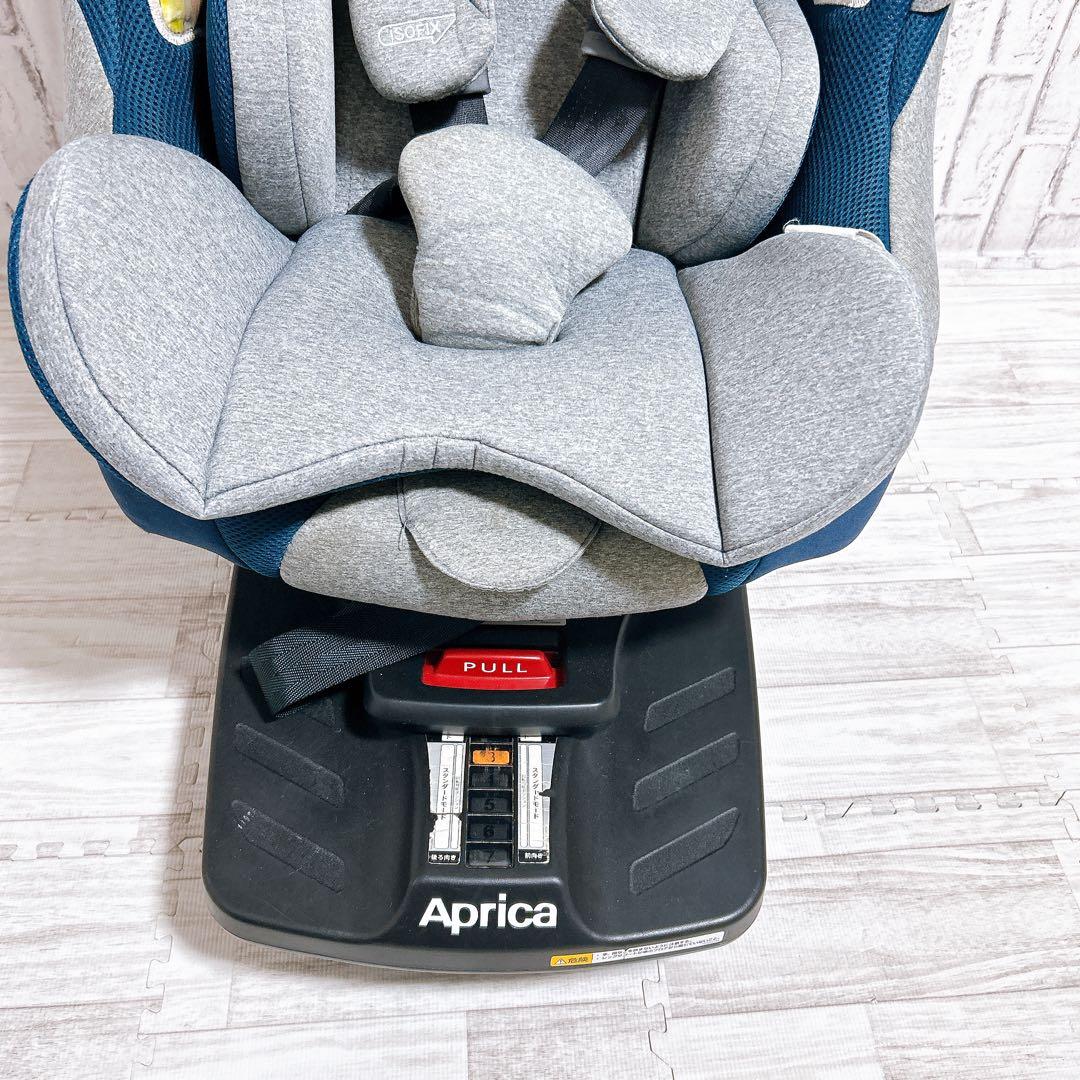 アップリカ クルリラプラス ISOFIX固定 回転式 ムーンライトオーシャン