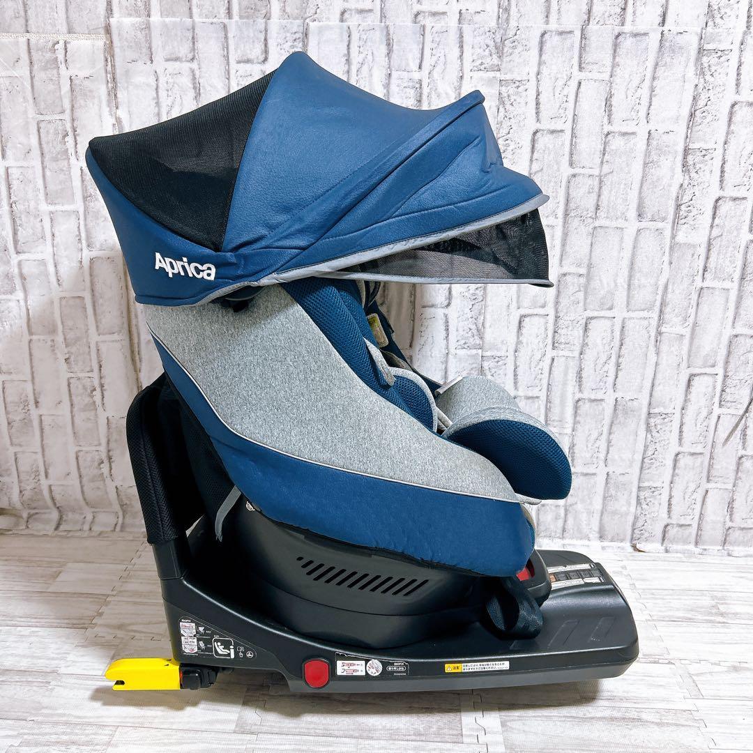 アップリカ クルリラプラス ISOFIX固定 回転式 ムーンライトオーシャン