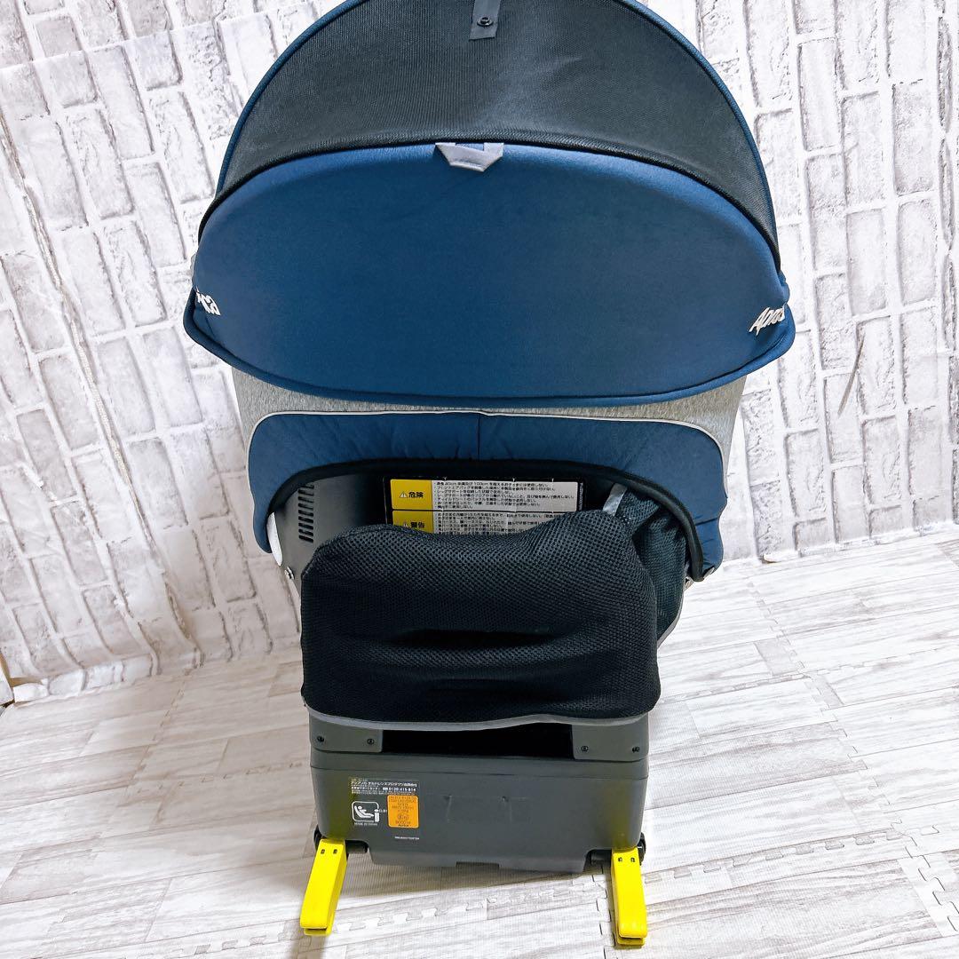 アップリカ クルリラプラス ISOFIX固定 回転式 ムーンライトオーシャン