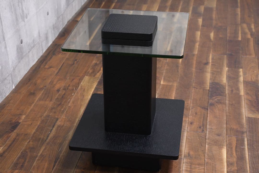 EDK74 アルモニア Karen コーヒーテーブル ガラス サイドテーブル