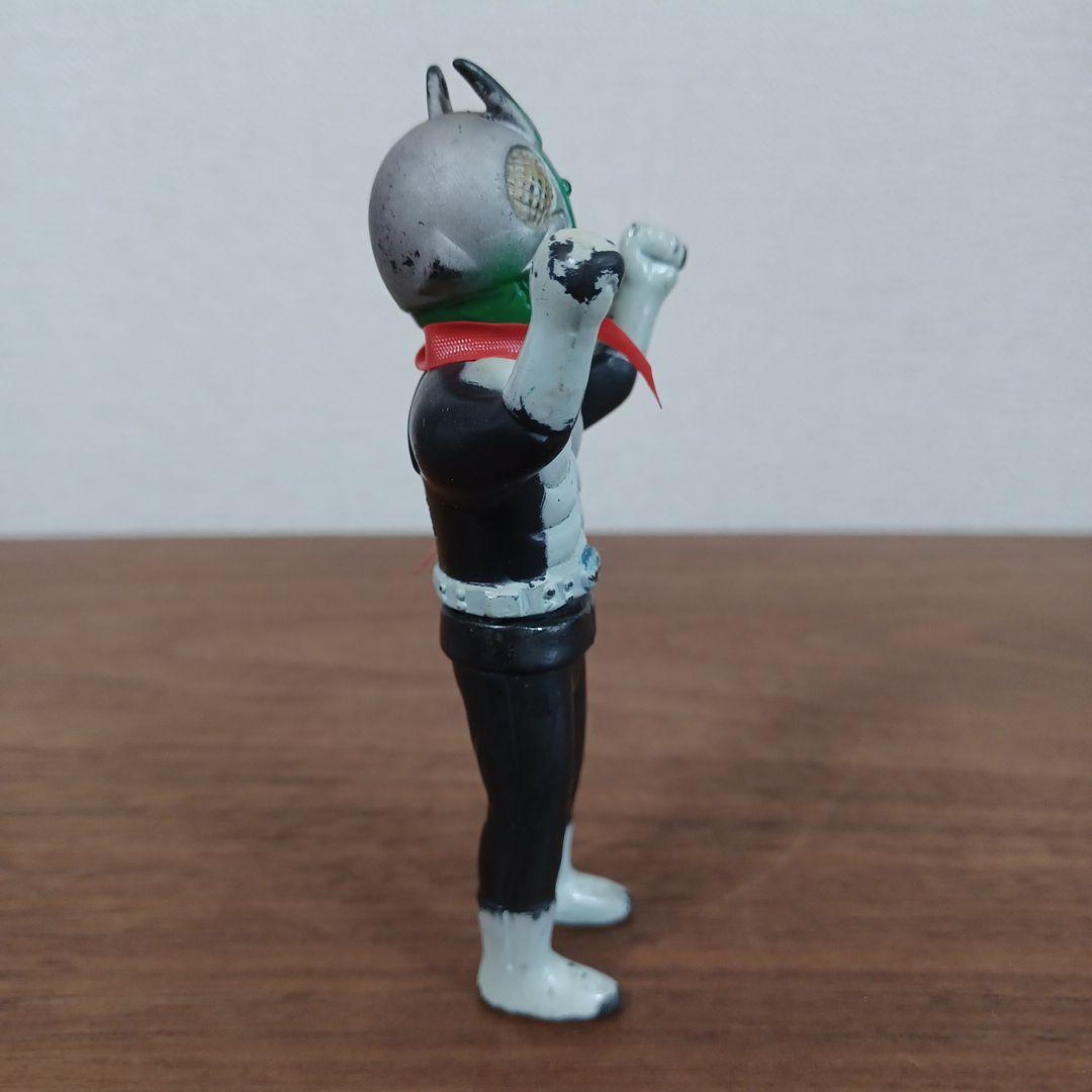 当時もの　ポピー製　仮面ライダー５種　希少ソフビペンダントトップ （チェーン無）