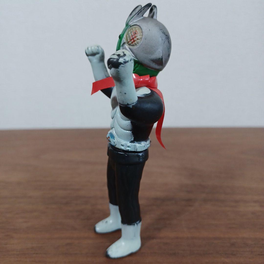 当時もの　ポピー製　仮面ライダー５種　希少ソフビペンダントトップ （チェーン無）