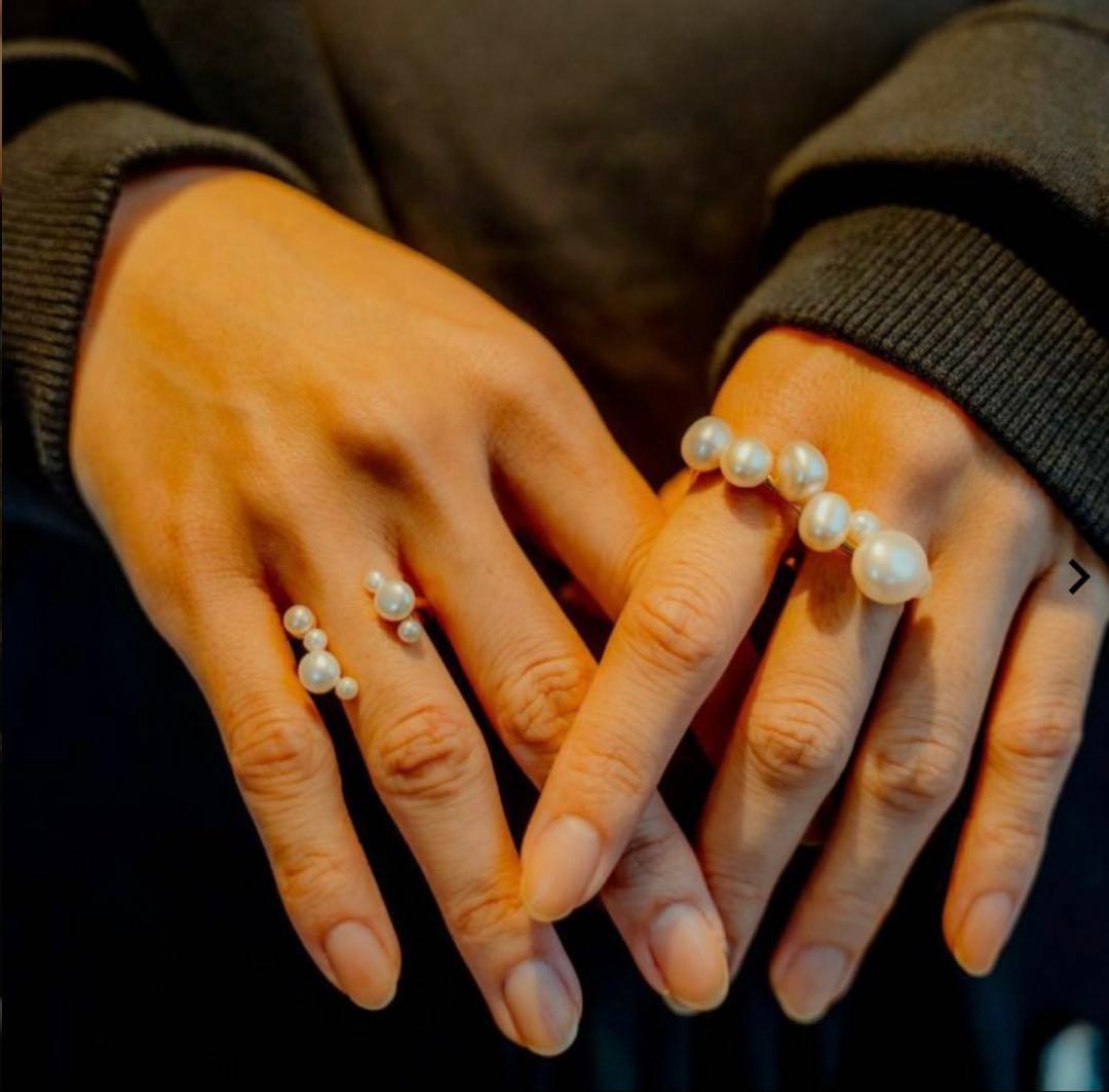 STELLAR HOLLYWOOD パールボリュームリング