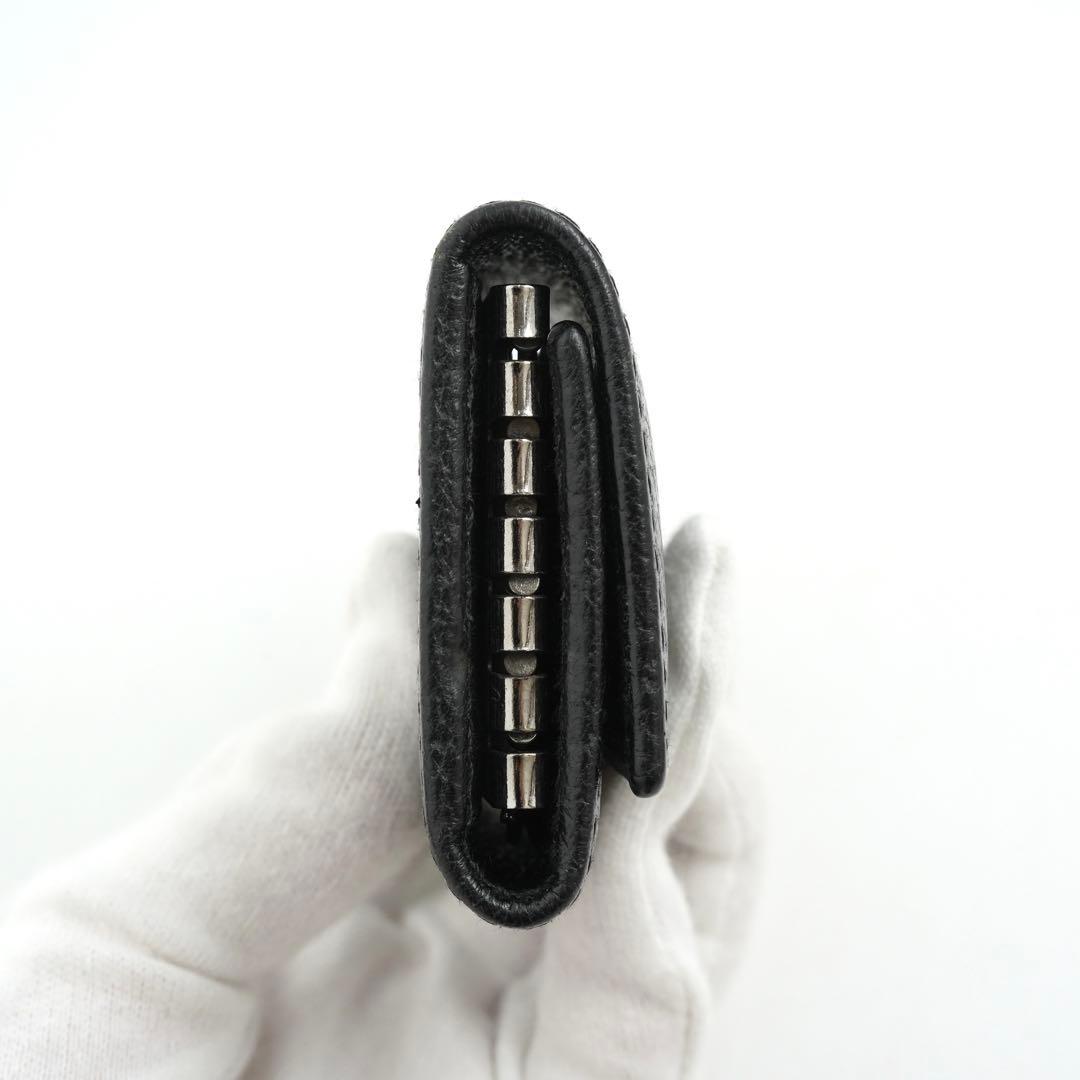 ✨新品未使用✨　グッチ　キーケース　6連　シェリーライン　レザー　ロゴ刻印　箱付