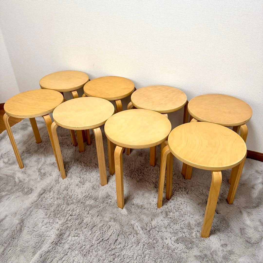 【エル 】IKEA FROSTA フロスタ スツール 8脚