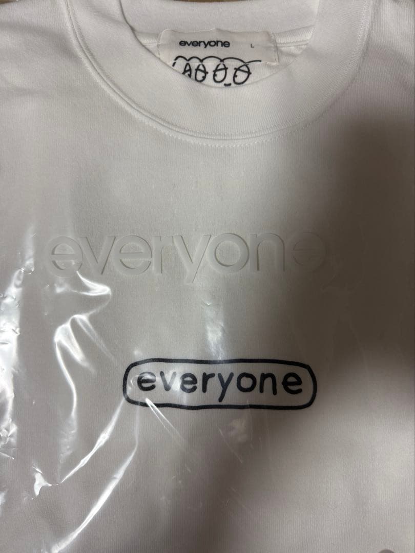 トップス everyone j.30000 sketchy logo t-shirt L