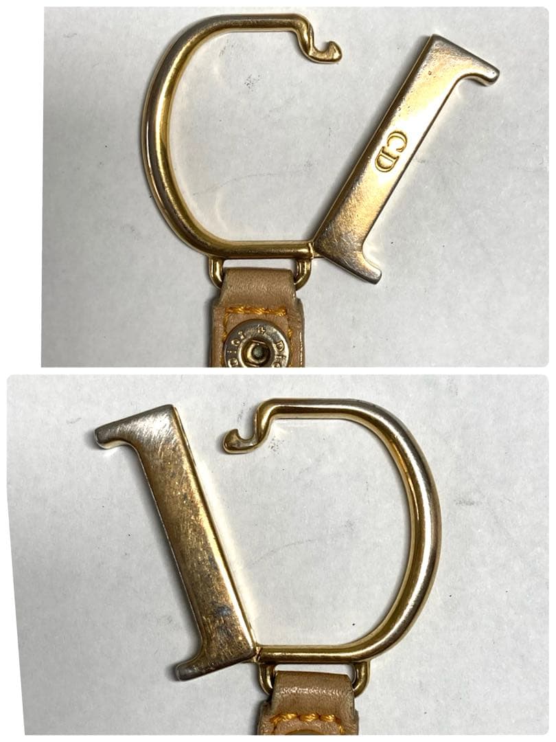 良品　クリスチャンディオール　トロッター　サドル　ケース　ミニポーチ