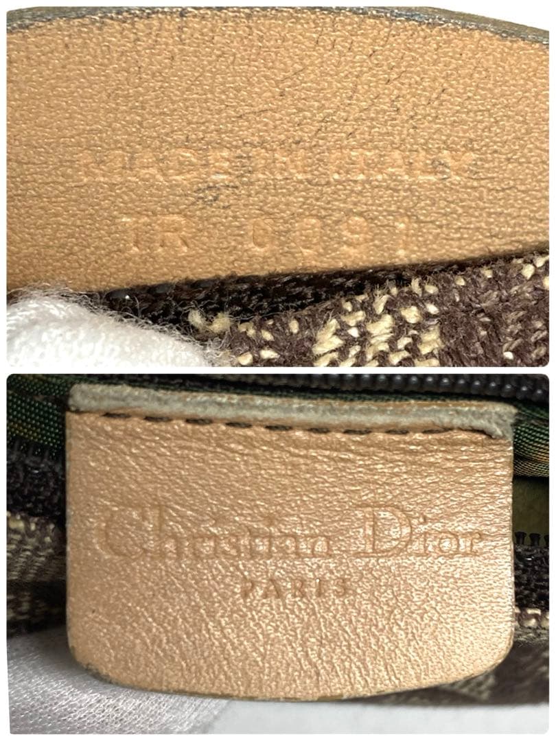 良品　クリスチャンディオール　トロッター　サドル　ケース　ミニポーチ
