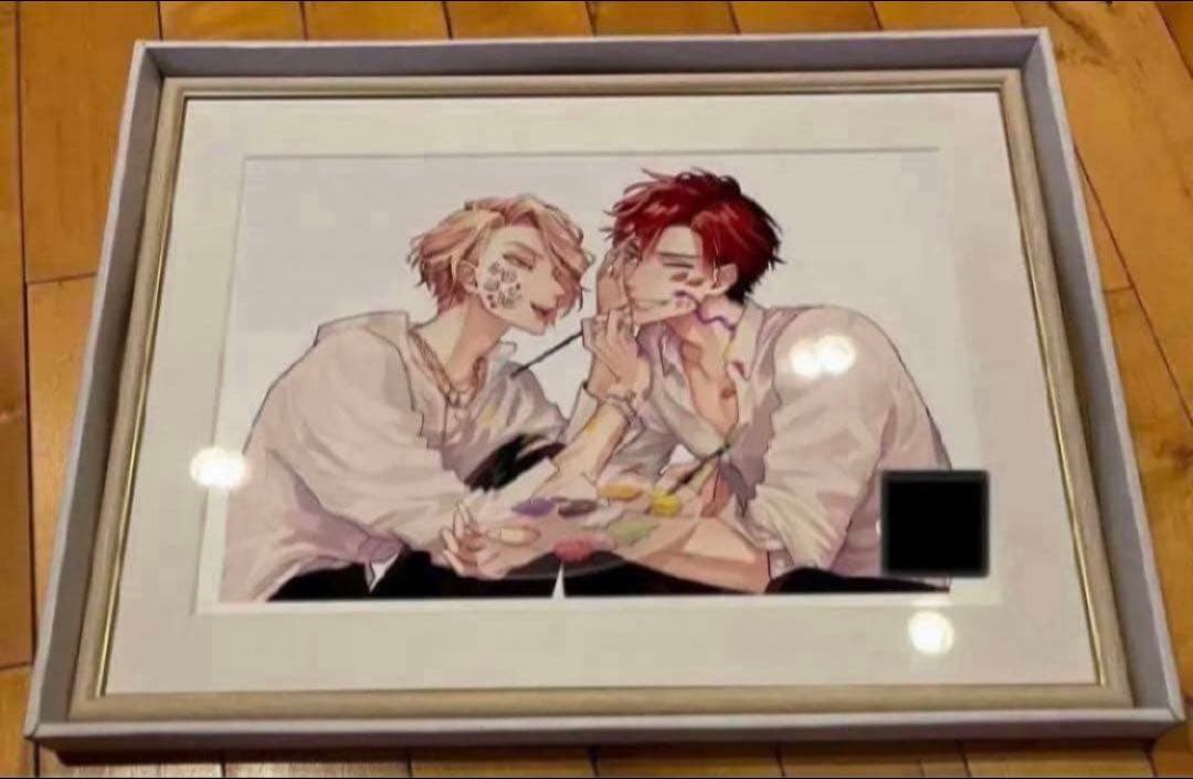 最安値⭐︎ 日ノ原巡 ディアプラス展 直筆サイン入り 複製原画 セラピーゲーム