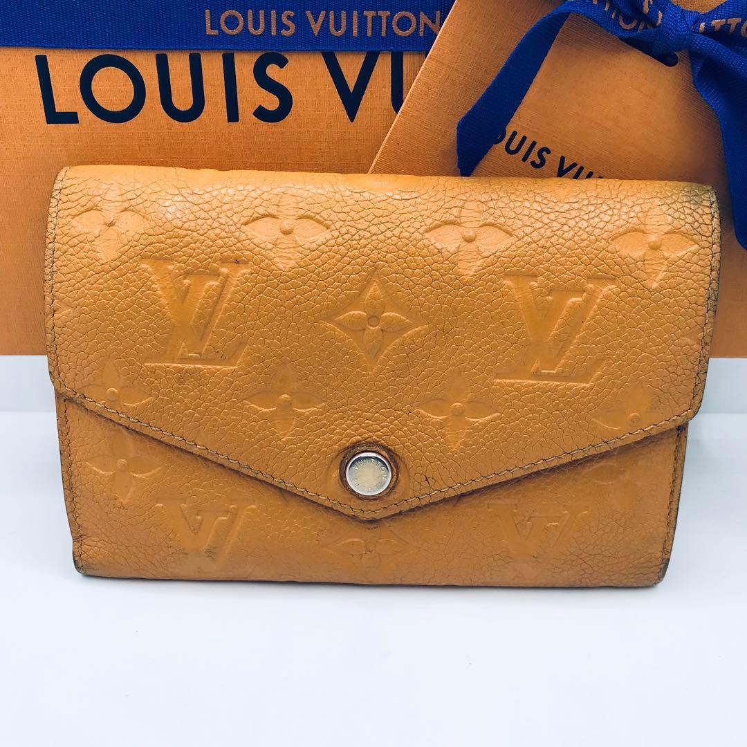 ルイヴィトン✨モノグラム アンプラント ポルトフォイユ キュリーズ 三つ折り財布