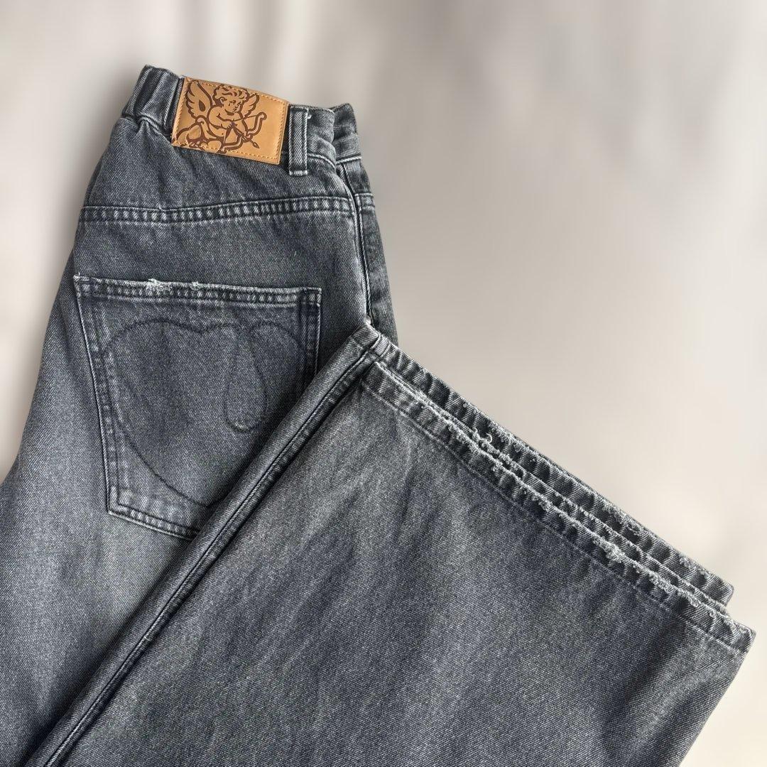 GOD ONLY KNOWS DENIM PANTS BLACK Sサイズ