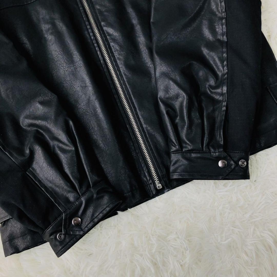 unknown ライダース スカル柄 ライトストーン XL ジャケット メンズ