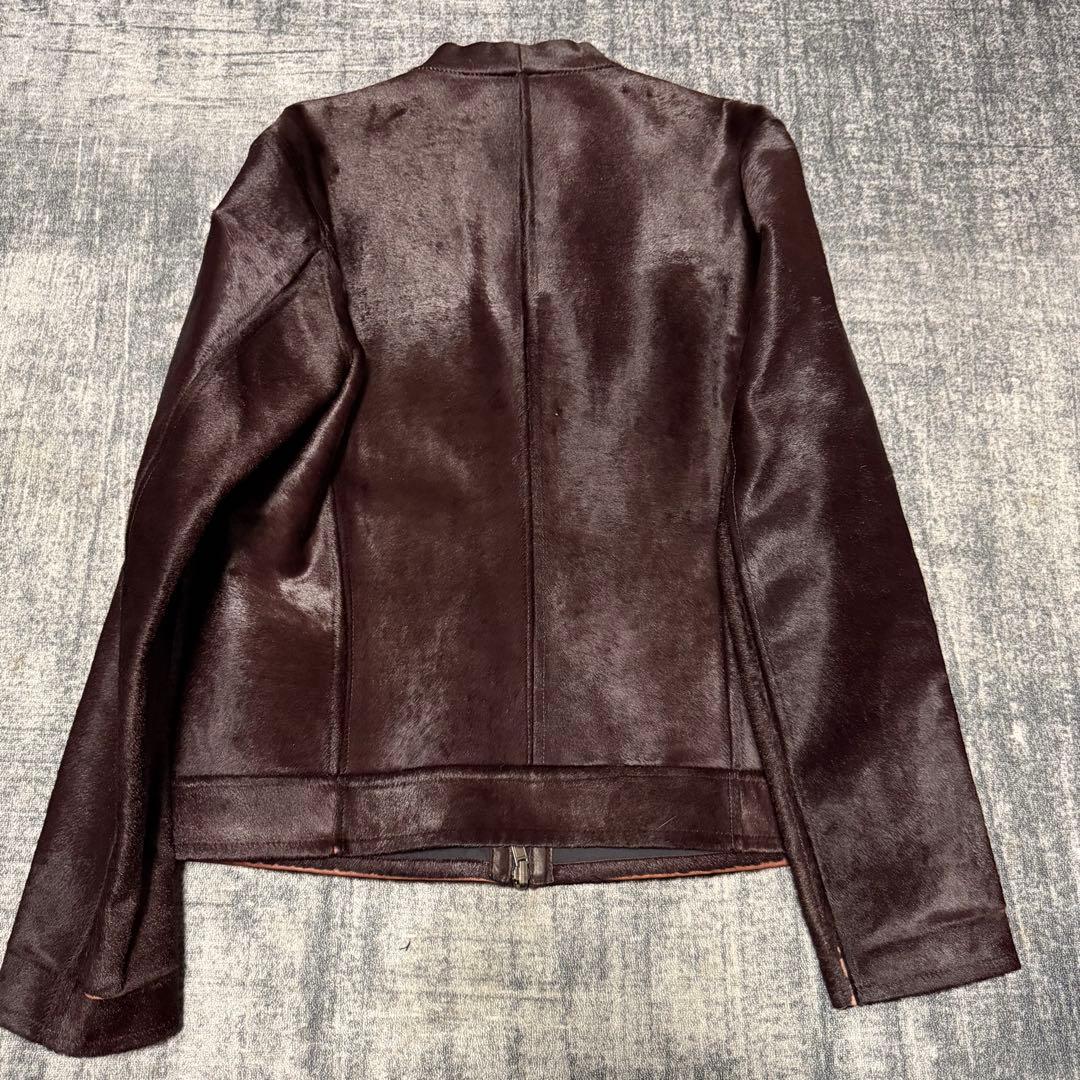 13AW Emporio Armani ポニーレザージャケット アーカイブ