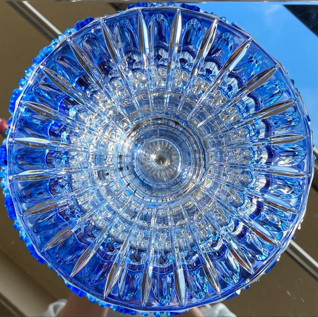 マイセンクリスタル　マイセンフラワー　コンポート　花器　フラワーベース　極美品❣️