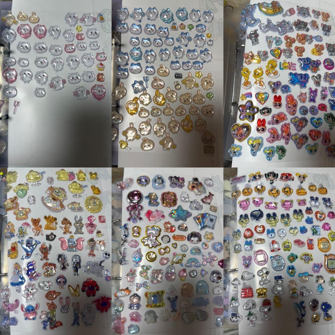 シール帳完成品 ボンボンドロップ ウォーターシール おはじき タイル 3冊セット