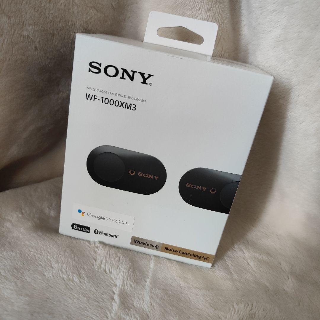 未使用SONY WF-1000XM3BM ワイヤレスイヤフォン