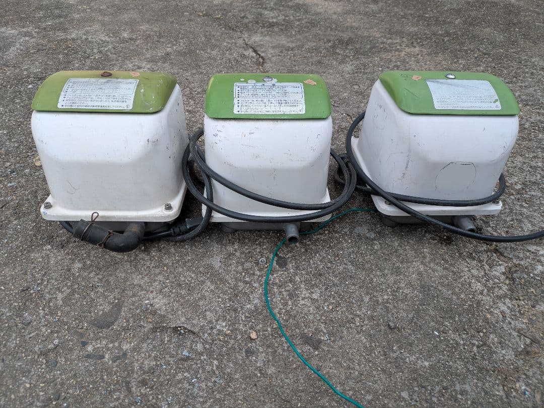 ジャンク品　①3台セット ブロワ エアーポンプ 大晃機械工業 JDK-80