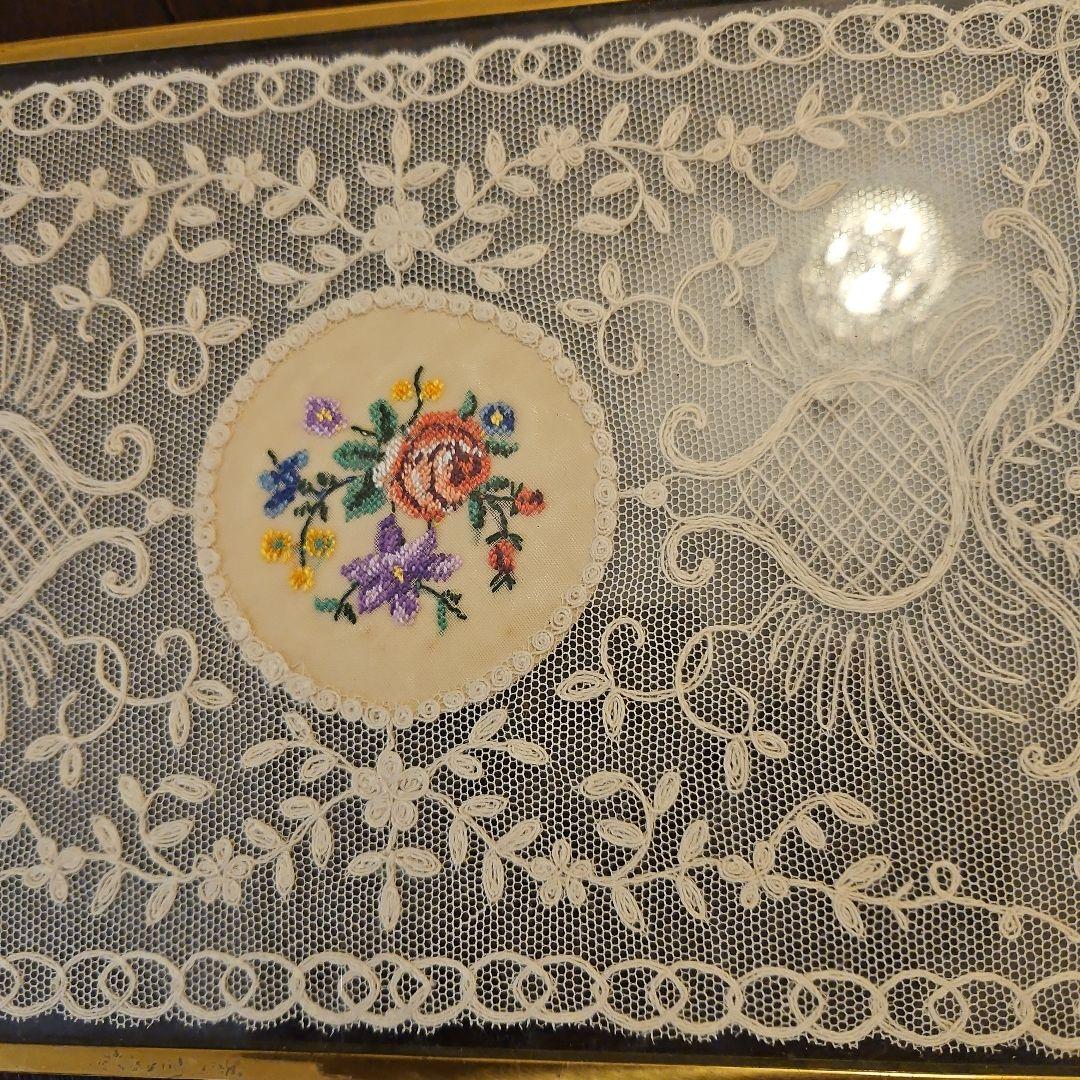 訳あり　イギリスプチポワンドレッシングトレイ