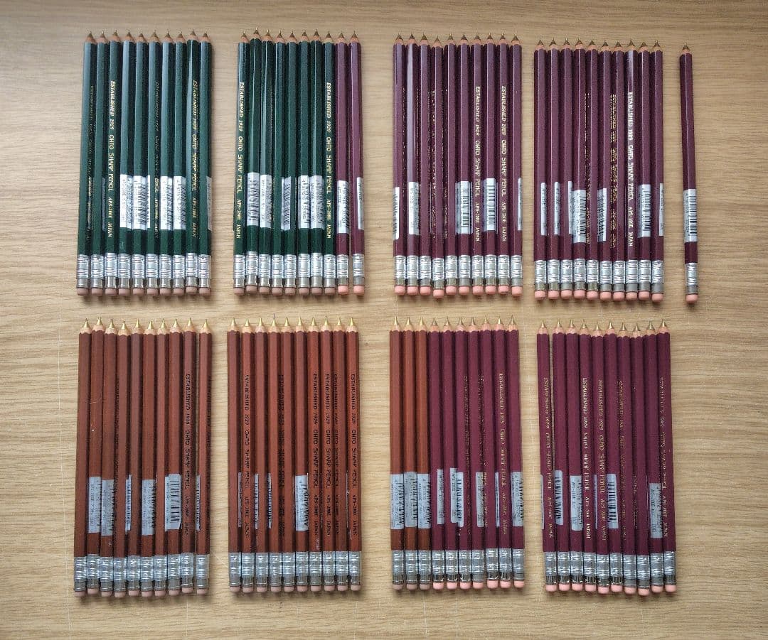 木製鉛筆型シャープペン81本セット