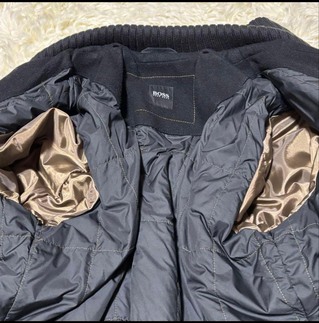 HUGOBOSS ウールフーデットジャケット 手袋付