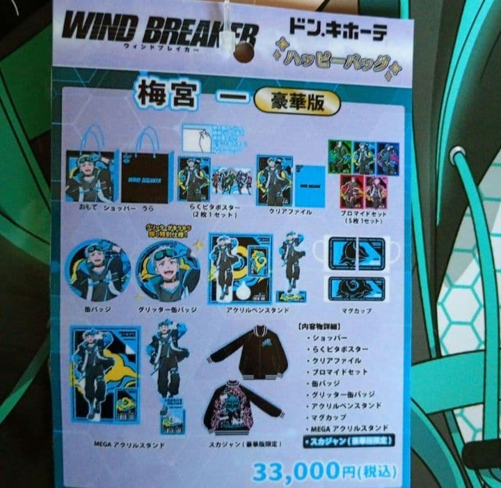 豪華版　WIND BREAKER ウィンブレ ドンキ ハッピーバッグ 梅宮一
