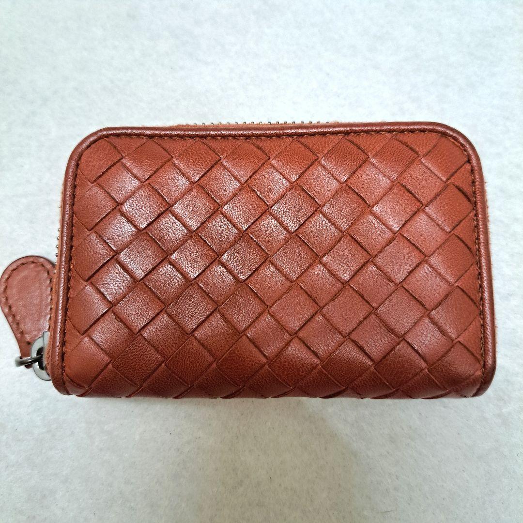 【美品】ボッテガヴェネタ　イントレチャート　ケース　小銭入れ　レザー本革