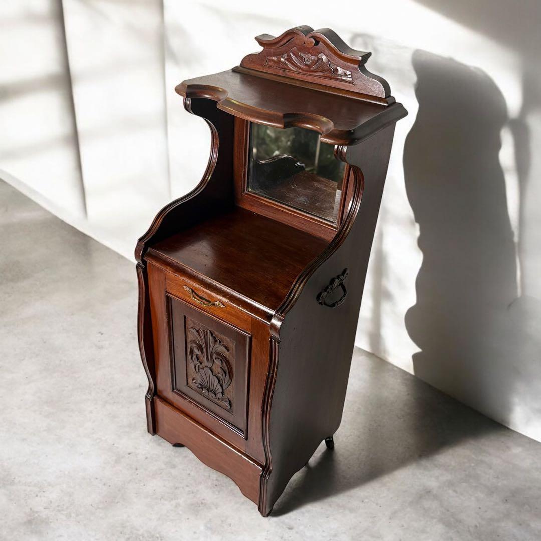 HR618 【アンティーク】イギリス　家具 コールボックス　英国　1930年代頃