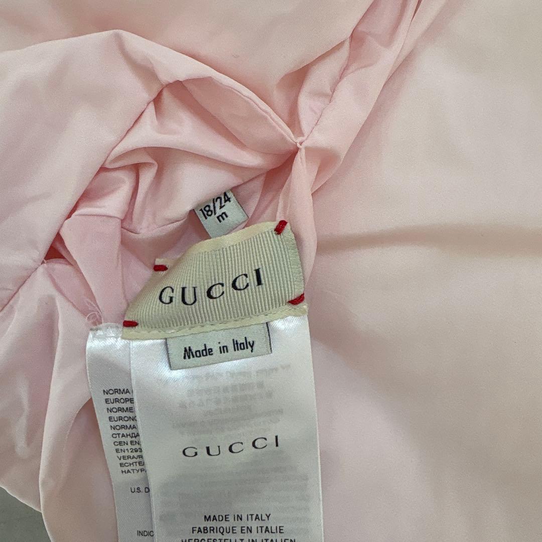 お値下げ中！GUCCI ピンク ダウンコート 18/24m