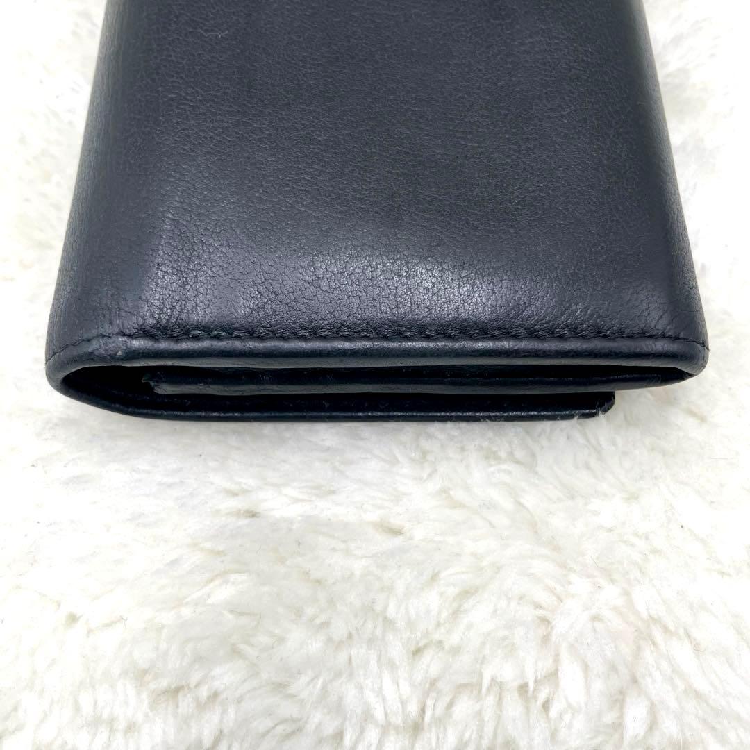 SAINT LAURENT サンローラン 長財布 カサンドラ エンボス ブラック