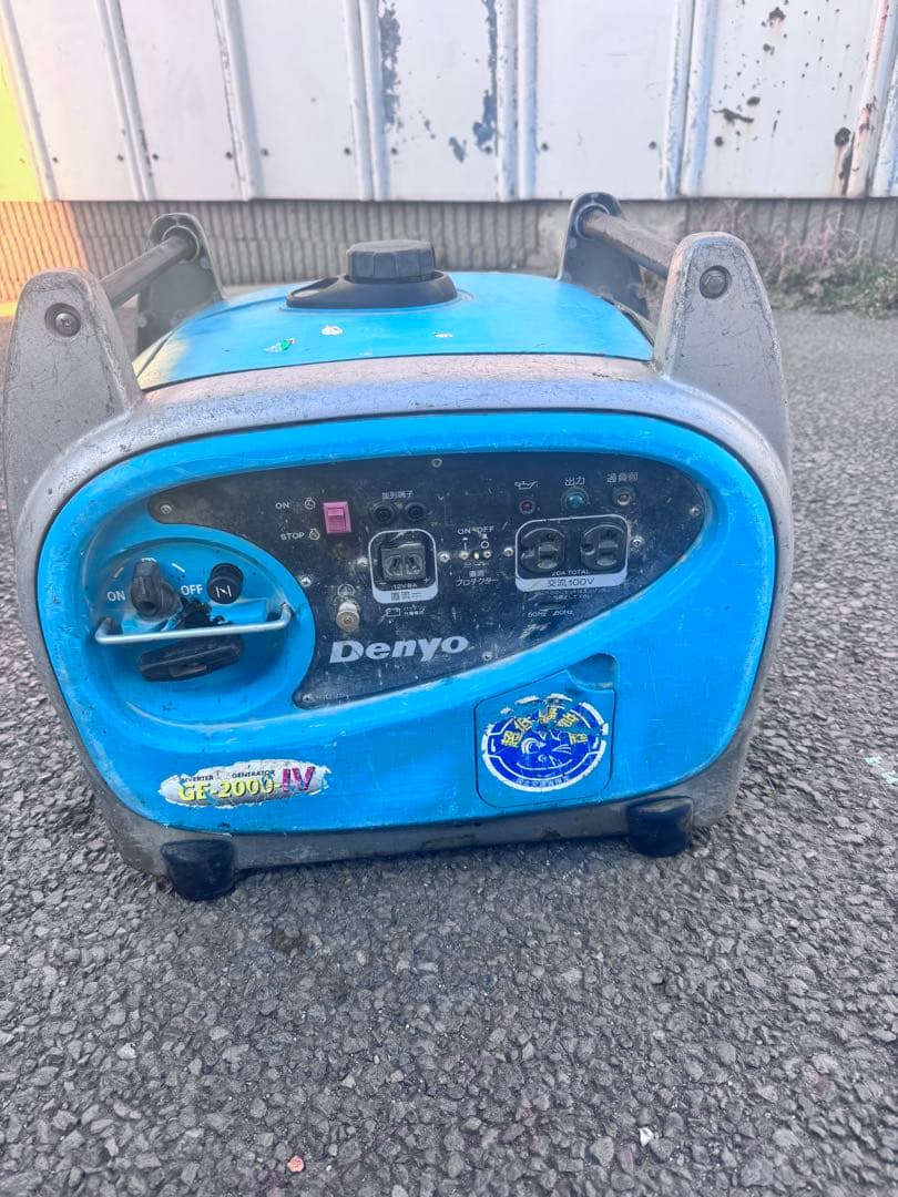 Denyo GE-2000IV 発電機 キャンプ 建設機械 デンヨー 発電