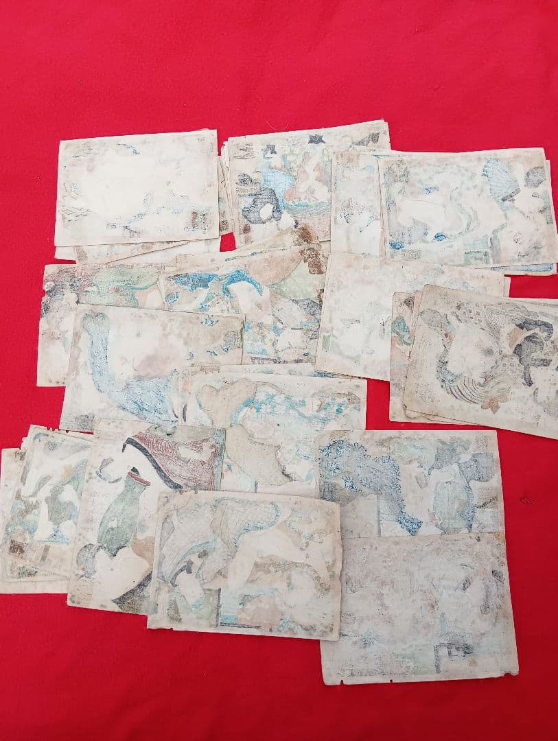 江戸時代の春画　３7枚　　版画　作者不明　　木版画　浮世絵　風俗資料