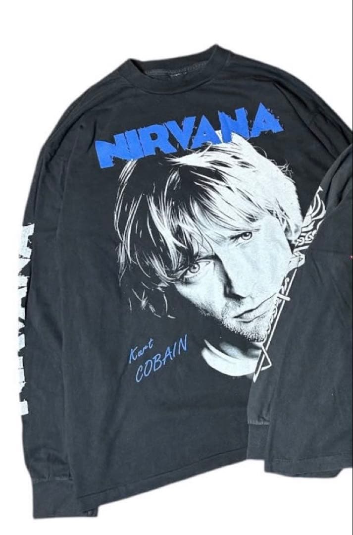 NIRVANA  Cobain 長袖Tシャツ（XL相当）