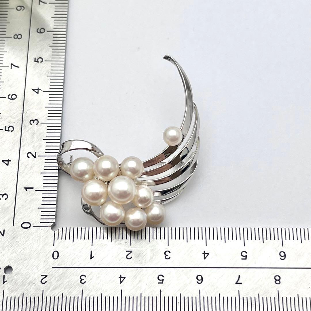 ☆美品☆タサキ　パール　シルバー　ブローチ