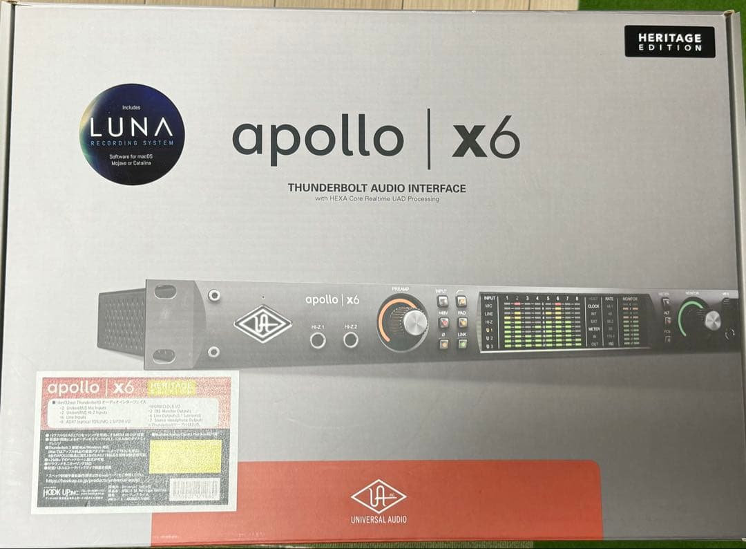UNIVERSAL Audio Apollo X6 オーディオインターフェイス